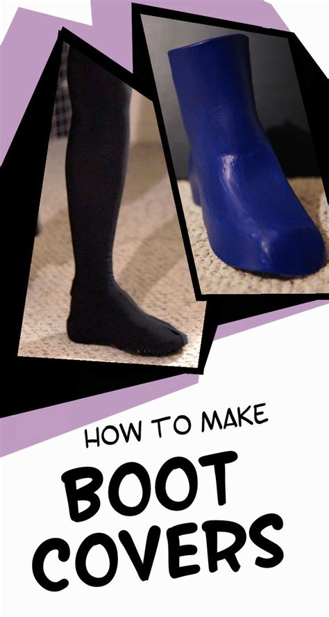 cosplay shoe cover pattern